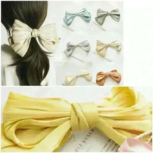 Yellow  large hair clip